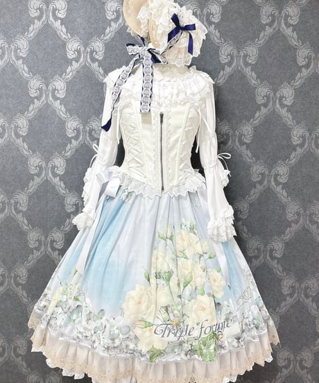 Vallée lys／Blossom Breeze Blouse （ホワイト）