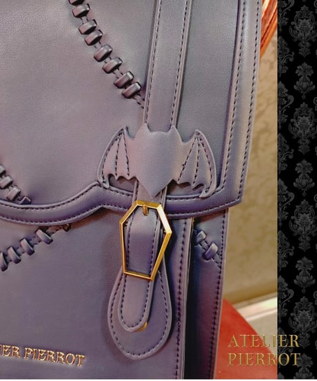 ATELIER PIERROT ／“Nocturnal Grave”Mended Satchel（ネイビー）