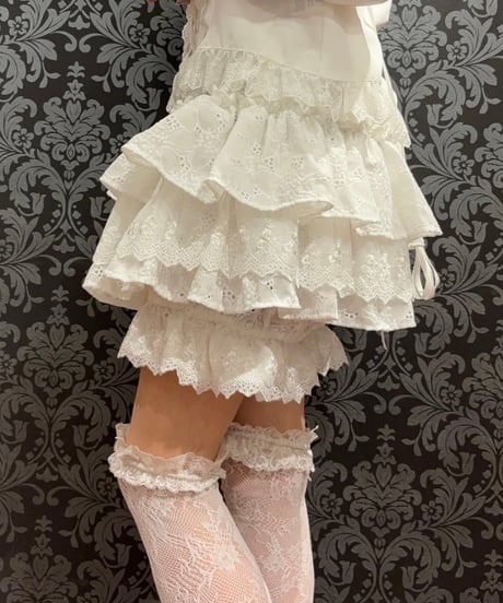 ATELIER-PIERROT／Sanctuaire Lace Drawers（ホワイト）