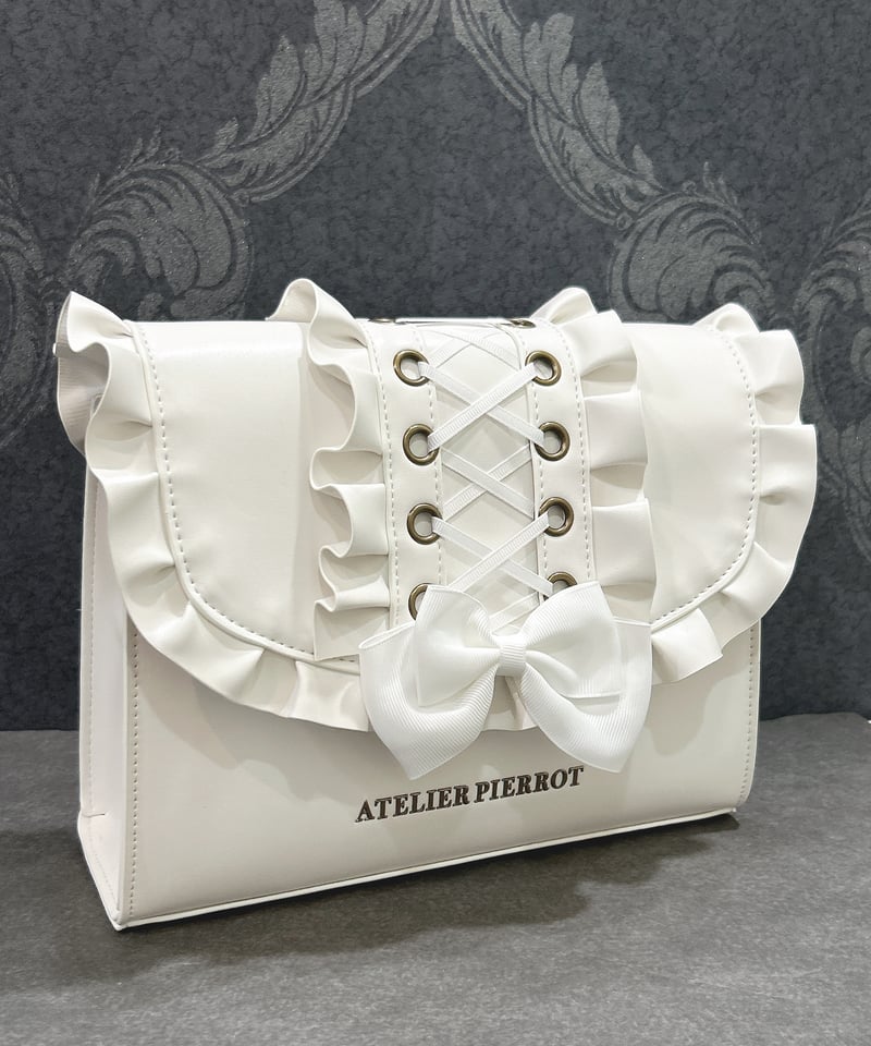 ATELIER-PIERROT／Enchanted Corset Bag（White） | c