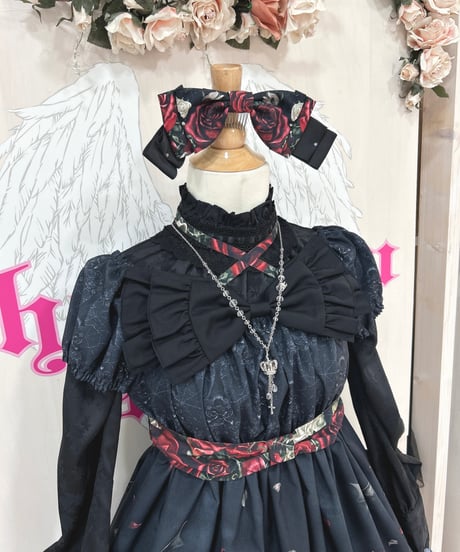 Sheglit／ドロップクラウンネックレス（クリア）