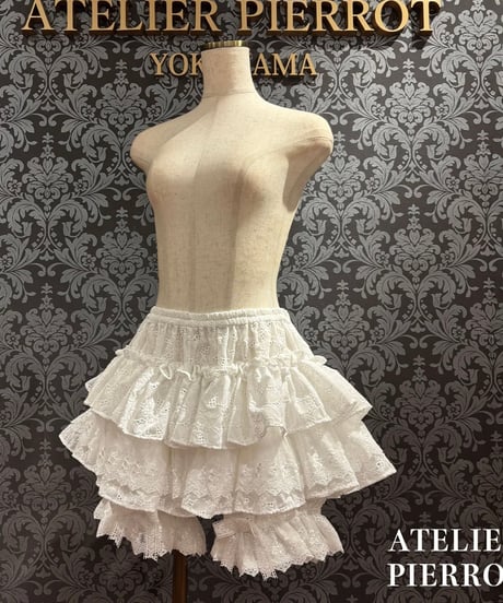 ATELIER-PIERROT／Sanctuaire Lace Drawers（ホワイト）