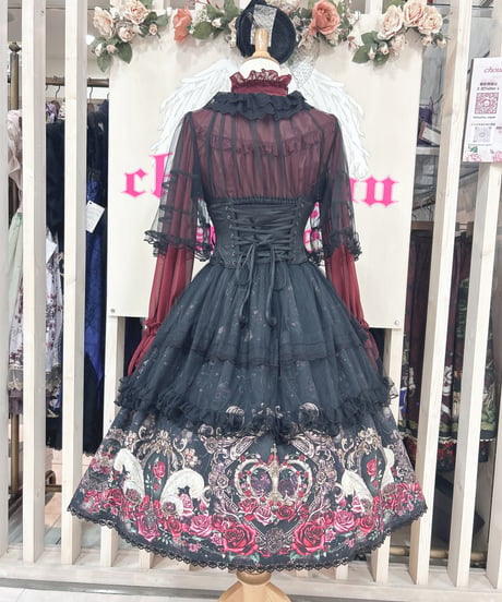 Vallée lys／Nocturne Sheer Tulle Dress（ブラック）