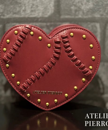 ATELIER-PIERROT／Mended Heart Shoulder Bag（ボルドー）