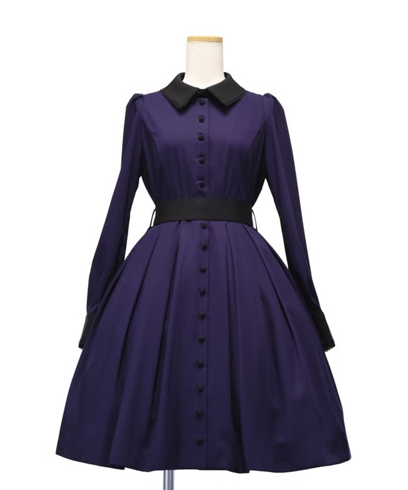 Sheglit／クラシカルタックワンピース（パープル） | chou chou ange on 