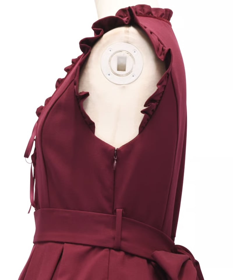 Rosy Bear ジャンパースカート ボルドー Sheglit／レースアップジャンパースカート（ボルドー） | chou