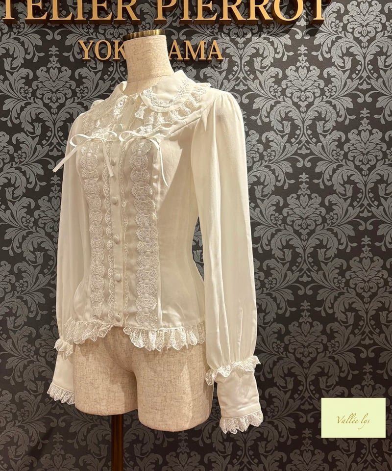 Vallée lys／Dreams Ladder Lace Long Sleeved Blou