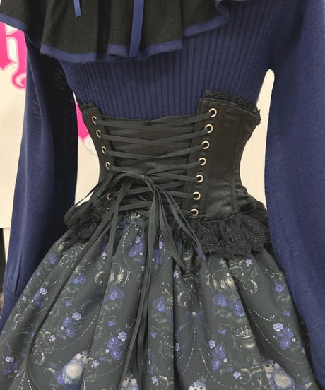 ATELIER-PIERROT／Frill Short Corset（ブラック）