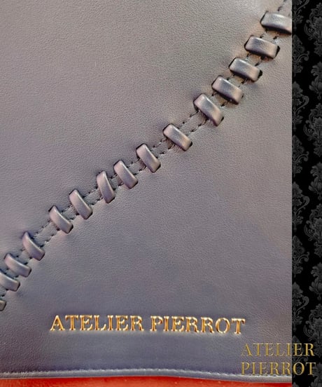 ATELIER PIERROT ／“Nocturnal Grave”Mended Satchel（ネイビー）