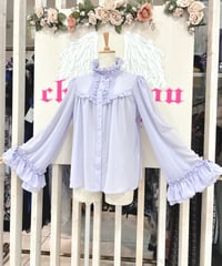 Enchantlic Enchantilly／シャンテリーフリルブラウス（スミレ）