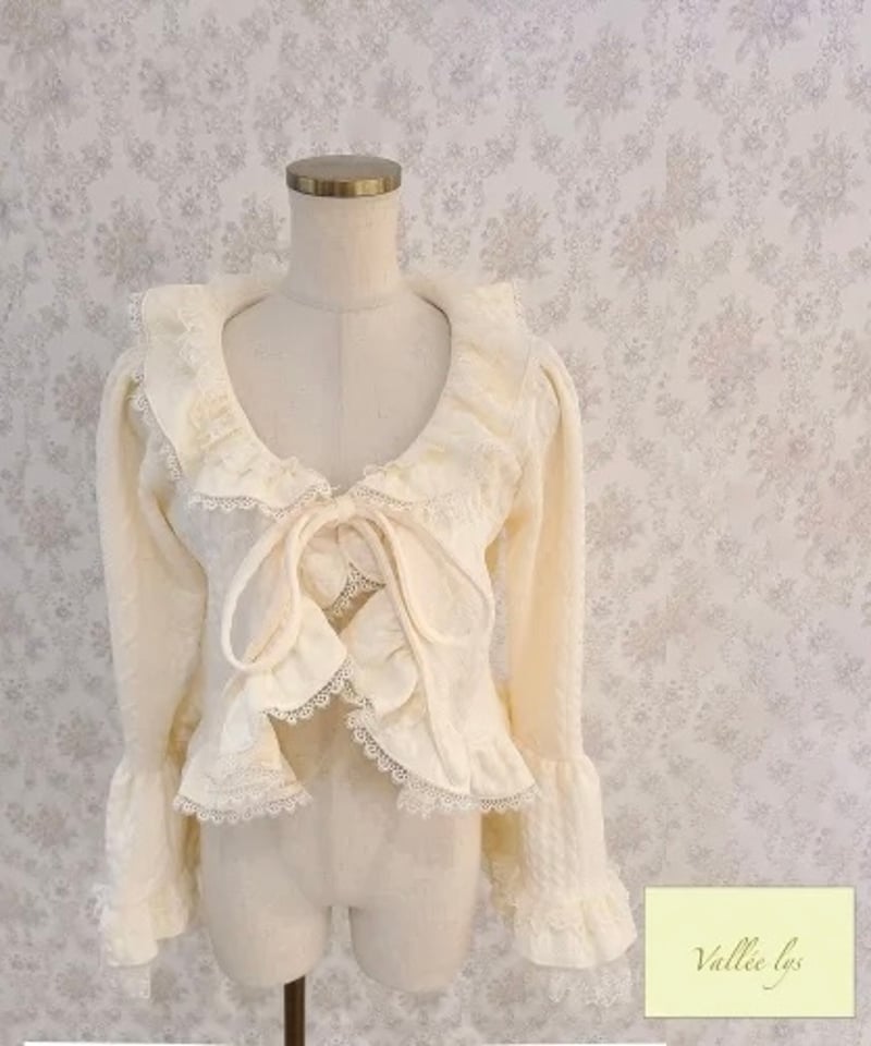 Vallée lys／Petal Bloom Cardigan（アイボリー） | chou c