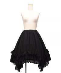 Vallée lys／“Pivoine”Frill Skirt（Wine） | chou ch