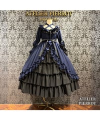 ATELIER-PIERROT／ Nocturne Noir Dress（ネイビー）