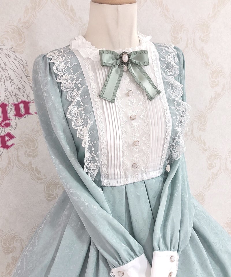 Pina sweetcollection／ローズジャガードワンピース（ミント） | chou 