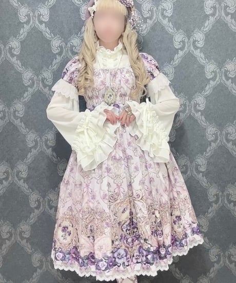 Enchantlic Enchantilly／シャンテリーフリルブラウス（生成り）