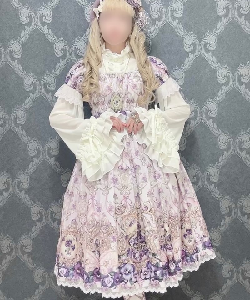 Enchantlic Enchantilly／シャンテリーフリルブラウス（生成り） | cho