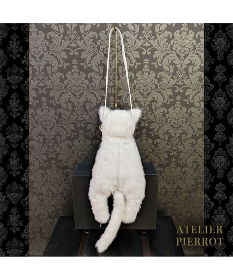 ATELIER-PIERROT／ Noir Neko Shoulder Bag（ホワイト）