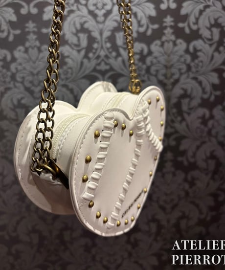 ATELIER-PIERROT／Mended Heart Shoulder Bag（ホワイト）