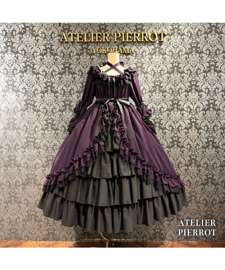 ATELIER-PIERROT／ Nocturne Noir Dress（パープル）