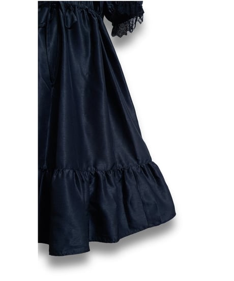 Perla nell' ostrica／Thaleia one-piece dress（ShantungVer.Black）