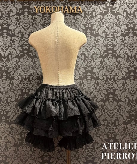 ATELIER-PIERROT／Sanctuaire Lace Drawers（ブラック）