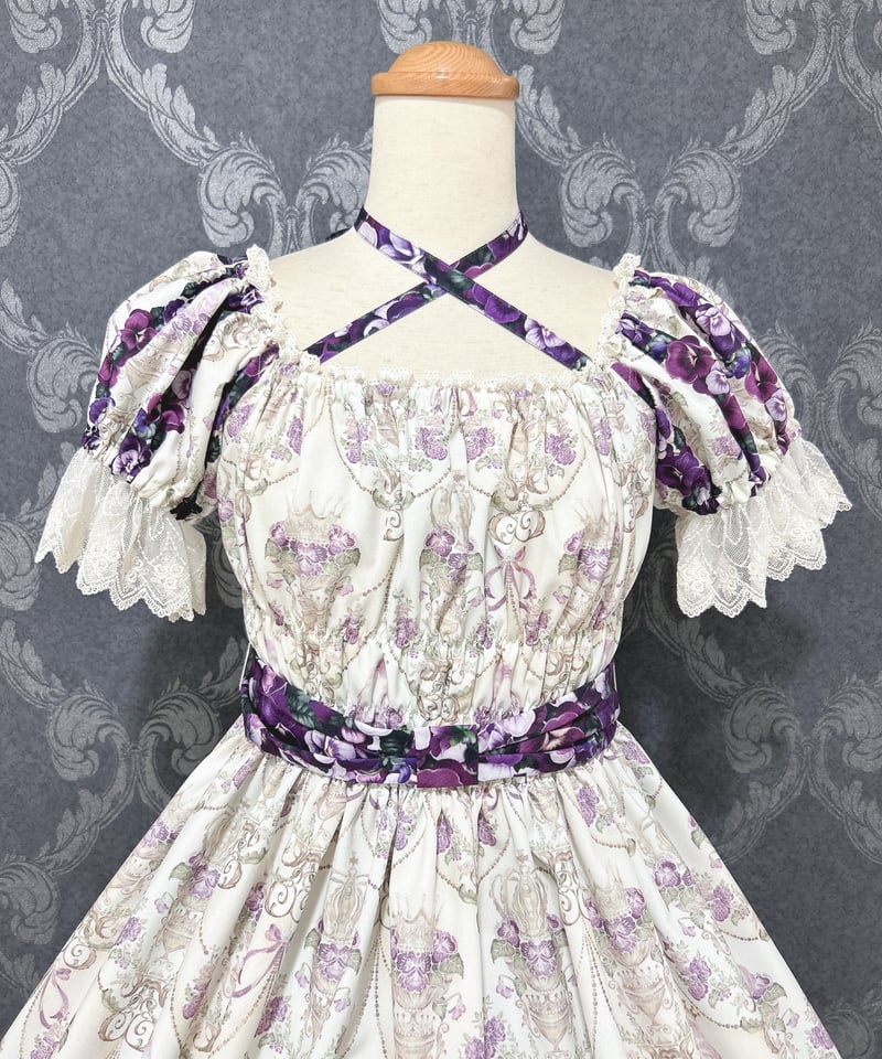 ｱﾝｼｬﾝﾃﾘｯｸ ｱﾝｼｬﾝﾃﾘｰ／すみれ姫の王冠ワンピース（生成）Lサイズ | chou