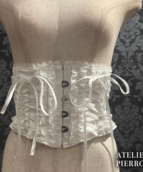 即購入⭕️ アトリエピエロ コルセット ホワイト 即購入⭕️ アトリエピエロ コルセット ホワイト ATELIER-PIERROT 横浜