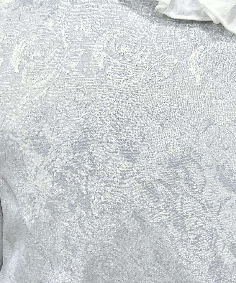 Pina sweetcollection／ローズジャガードワンピース（ライトグレー