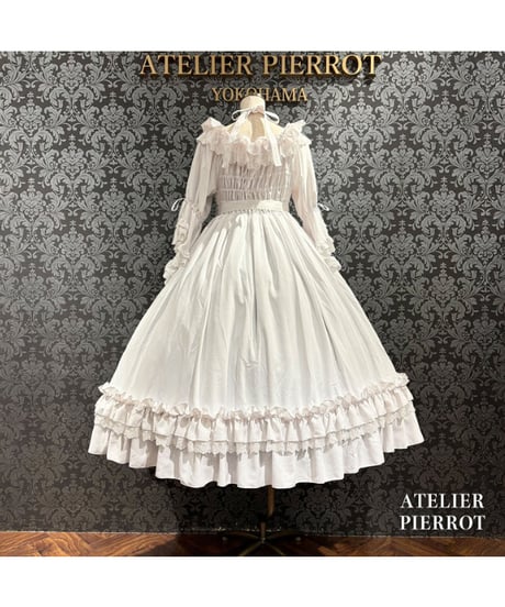 ATELIER-PIERROT／ Nocturne Noir Dress（ホワイト）