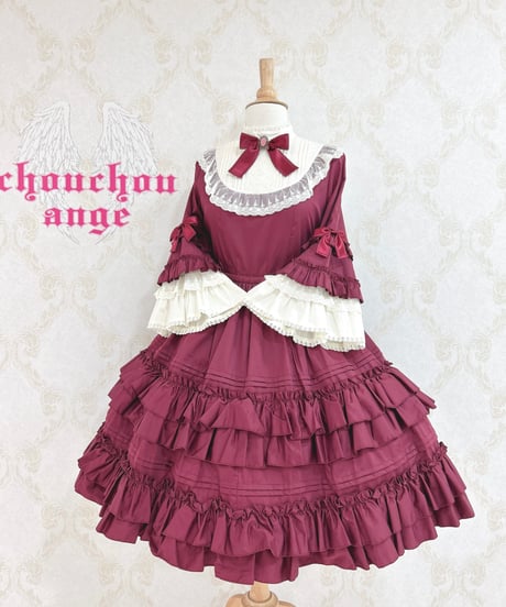 Pina sweetcollection／ドール姫袖ワンピース （ワイン）
