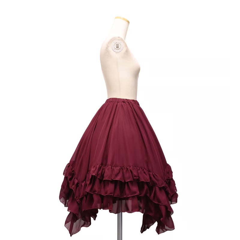 【試着のみ/ほぼ未使用】Sheglit ランプシェードスカート 赤 試着のみ/ほぼ未使用】Sheglit ランプシェードスカート 赤 試着