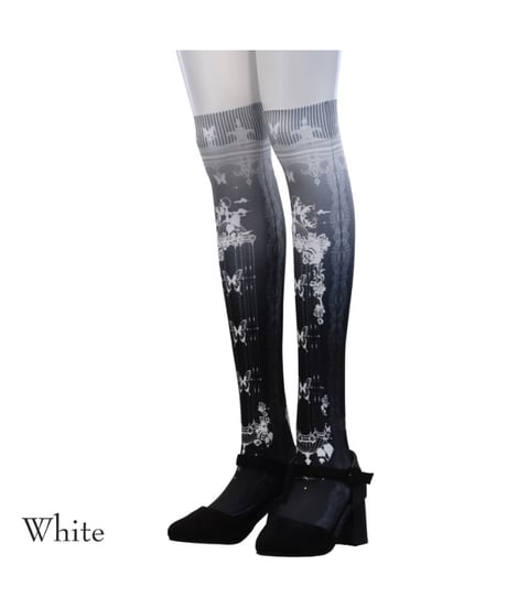 Sheglit／Caged Ulysses Over Knee（ホワイト）