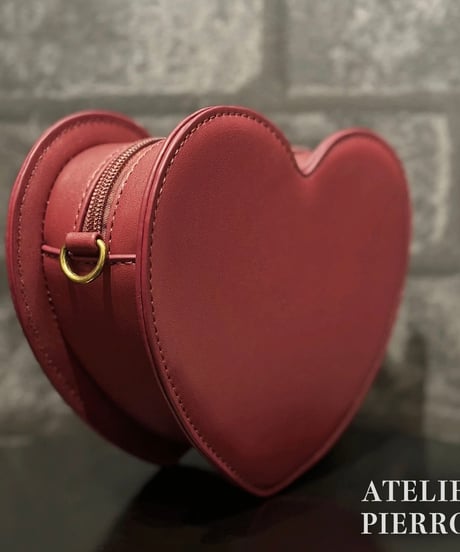 ATELIER-PIERROT／Mended Heart Shoulder Bag（ボルドー）