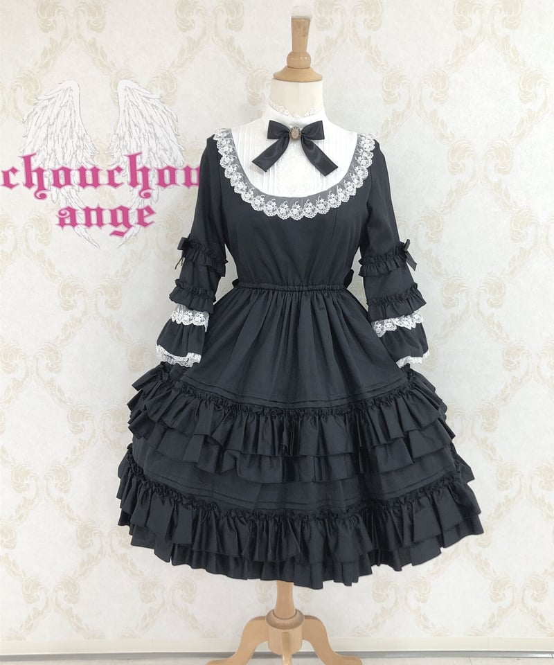 Pina sweetcollection/ドール姫袖ワンピース (ブラック) | chou c...