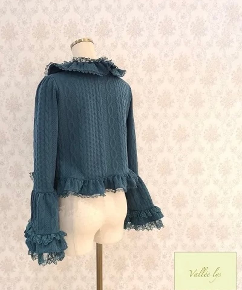 Vallée lys／Petal Bloom Cardigan（グリーン） | chou ch