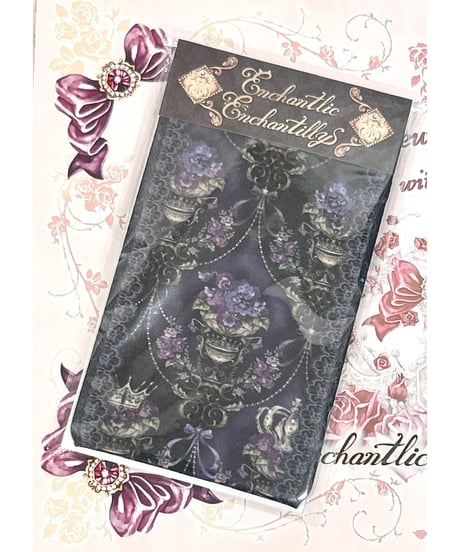Enchantlic Enchantilly／すみれ姫の王冠オーバーニー ソックス（黒）