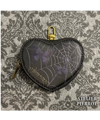 ATELIER-PIERROT／ Pochette a la carte Series 　Coin Purse~Heart~（ブラック）