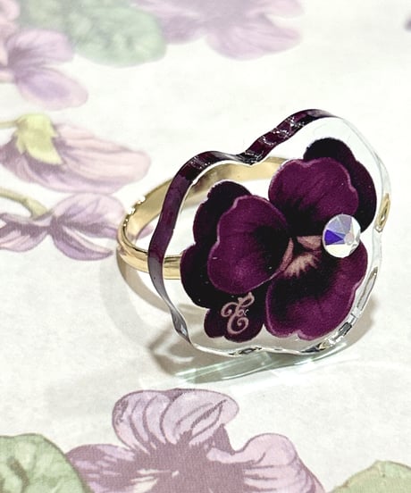 Enchantlic Enchantilly／Dolled up Ring〜すみれ〜♦︎Ｂ♦︎右ダイヤ