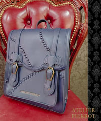 ATELIER PIERROT ／“Nocturnal Grave”Mended Satchel（ネイビー）