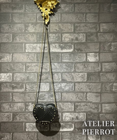 ATELIER-PIERROT／Mended Heart Shoulder Bag（ブラック）