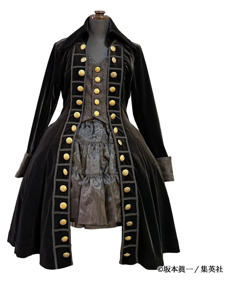 ATELIER-PIERROT／「 イノサン 」 ロングジャケット・黒 ( 刺繍なし