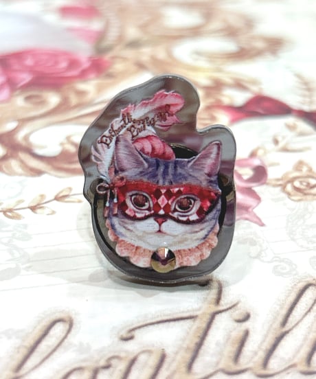 Enchantlic Enchantilly／Dolled Up Ring 〜Masquerade Cat〜（赤）