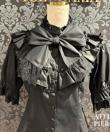 ATELIER-PIERROT／Silent Gospel Blouse（ブラック）