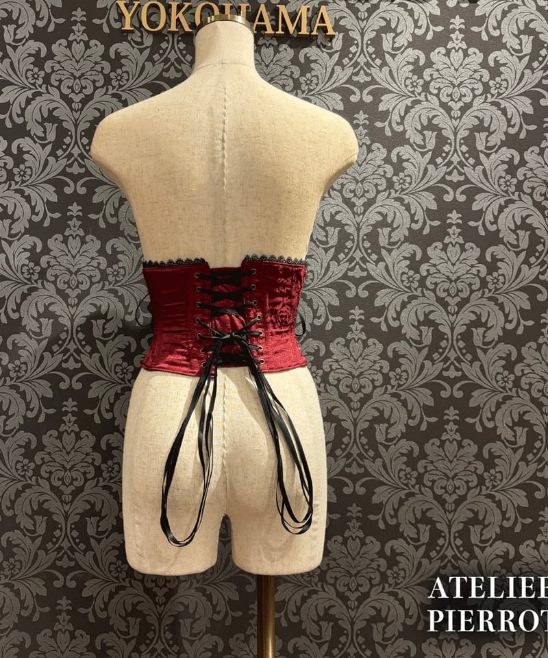 ATELIER-PIERROT／Thorned Rose Corset（ボルドー） | cho