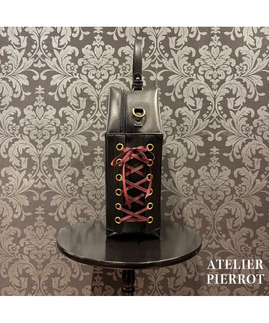 ミュージシャン ATELIER PIERROT Iron Gate Coffin Bag ATELIER-PIERROT／ Iron Gate Coffin Bag（ボルドー×ゴールド