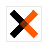 perfect piano lesson x 3nd / black and orange 「black sugar」