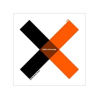 perfect piano lesson x 3nd / black and orange 「monsoon」