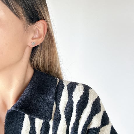 Heart Silver Earrings
