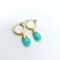 Amazonite  G Hook Earrings