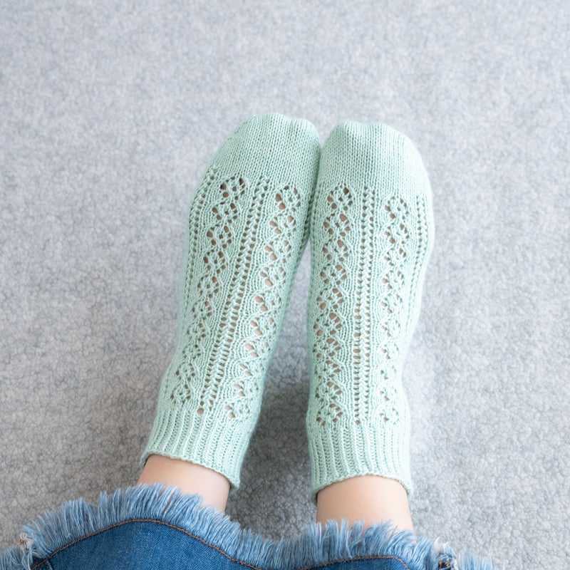 靴下わっか カラフルフラワー柄ソックス（ソックス）｜hakka kids（ハッカ